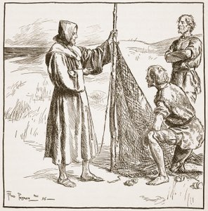 Wilfrid med sørsakserne, illustrasjon fra 